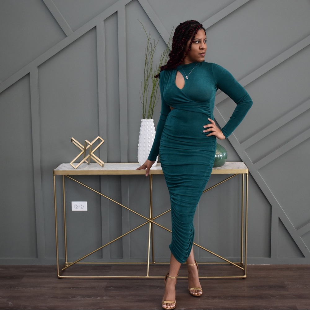 Frosted Emeralds Dress
